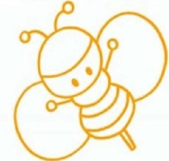 幼儿园蜜蜂简笔画