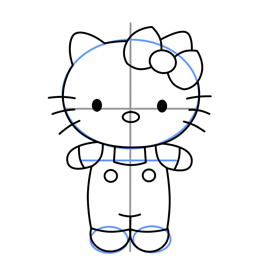 Hello Kitty简笔画