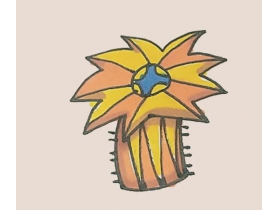 如何画海葵简笔画