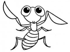 儿童可爱小螳螂简笔画图片