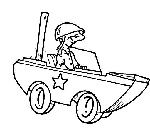 卡通装甲车简笔画图片