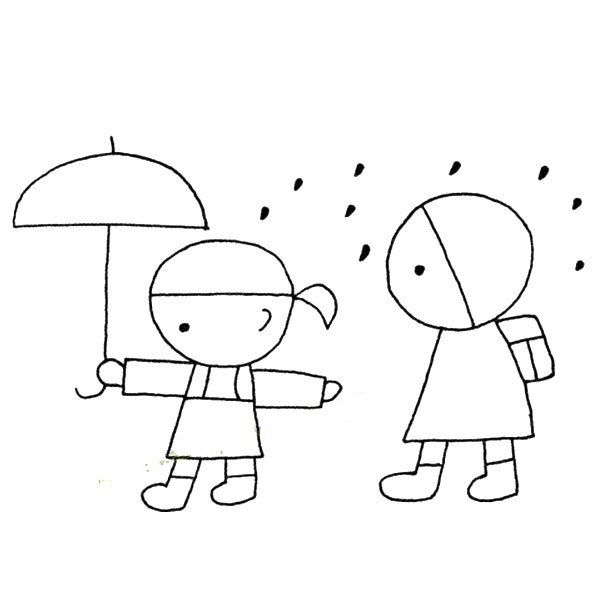 下雨了