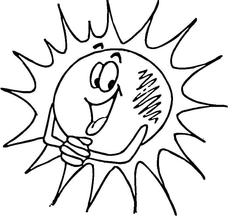 卡通太阳的画法