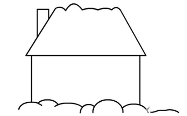 儿童建筑简笔画房子