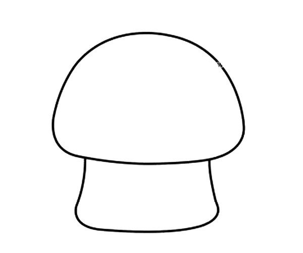 圆圆蘑菇中间画