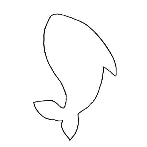 1.画出鲨鱼的外星。