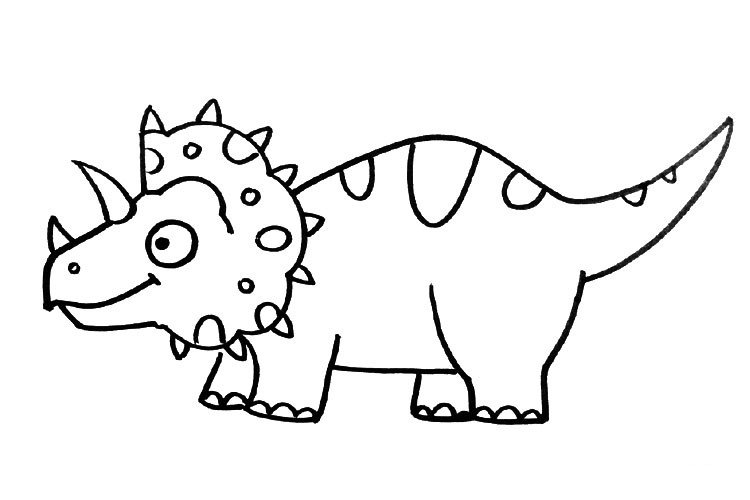 恐龙简笔画图片4