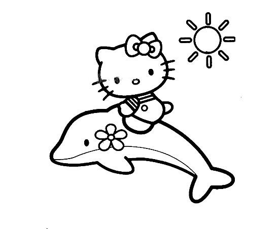 hello kitty简笔画图片