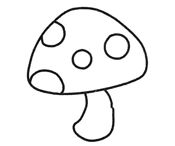 蘑菇简笔画图片1