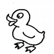 幼儿鸭子简笔画画法