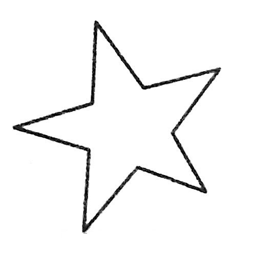 星星的简笔画画法