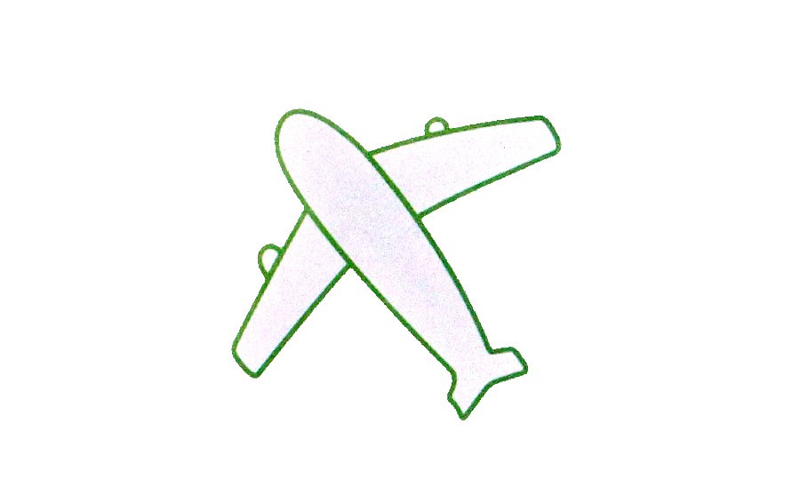 超简单飞机简笔画画法