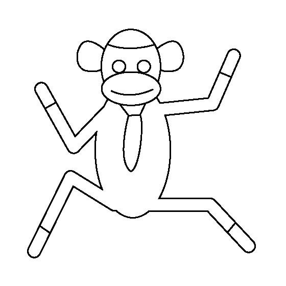 儿童玩具图片 袜子猴简笔画图片