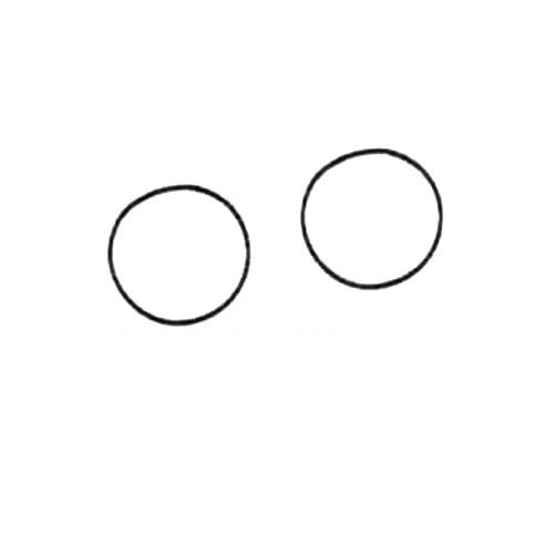 1.画出两个圆