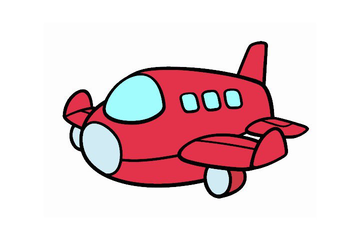可爱的卡通小飞机2