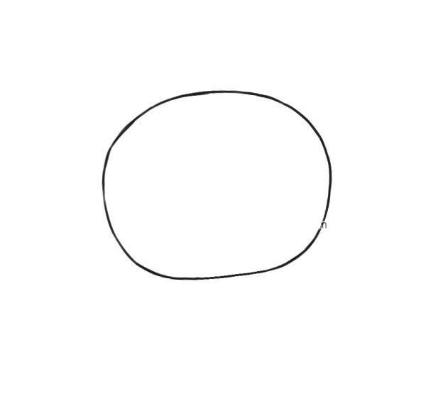 1.先画个圆