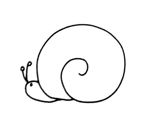 蜗牛简笔画图片4