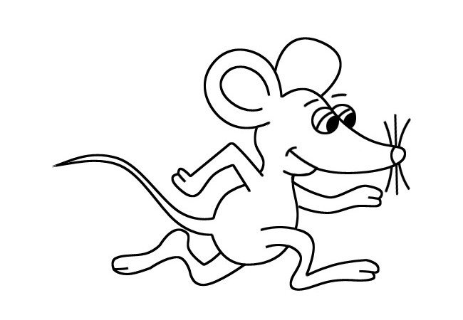 老鼠的简笔画图片3
