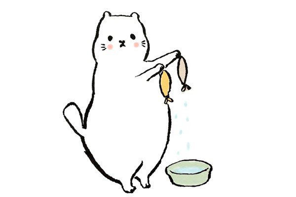 一组肥猫简笔画4