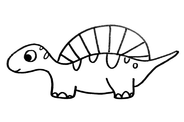 恐龙简笔画图片3