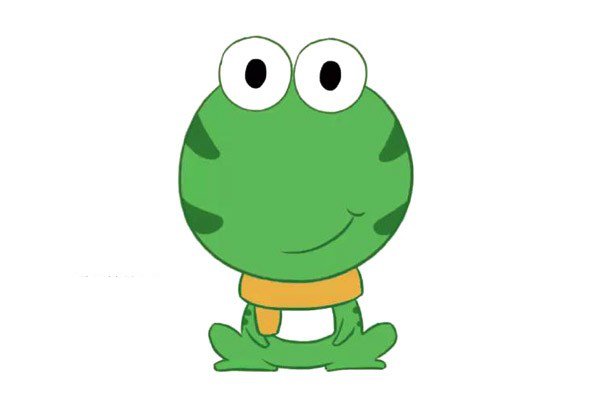 卡通青蛙简笔画图片2