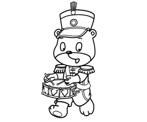 小熊鼓手