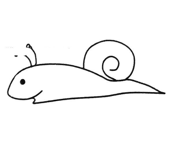蜗牛简笔画图片5