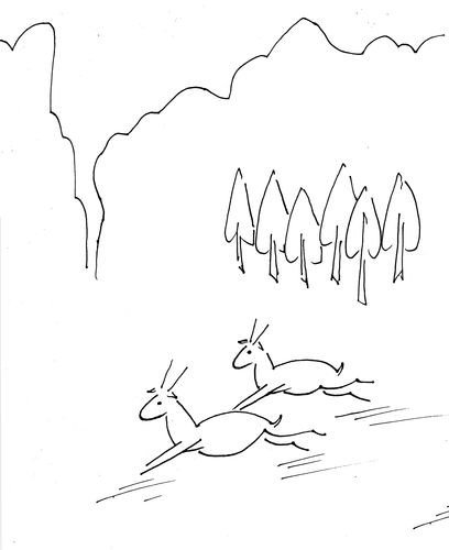 山羊的简笔画方法介绍
