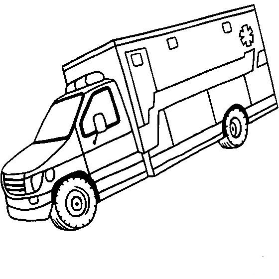 救护车图片 简单的救护车简笔画图片
