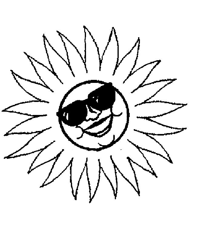 太阳的卡通简笔画