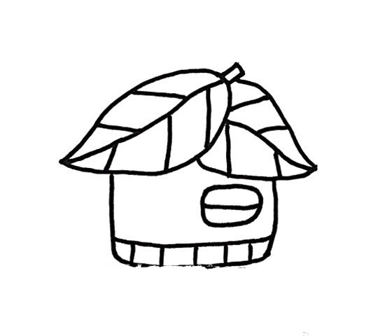 创意的小房子简笔画2