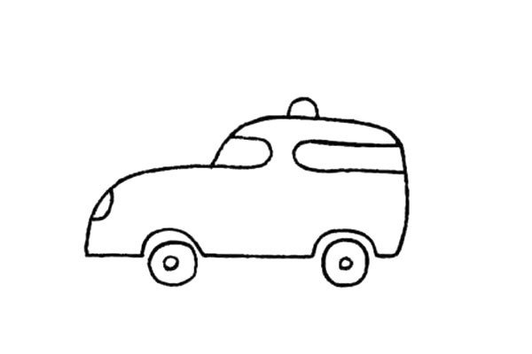 简单易学的小汽车简笔画