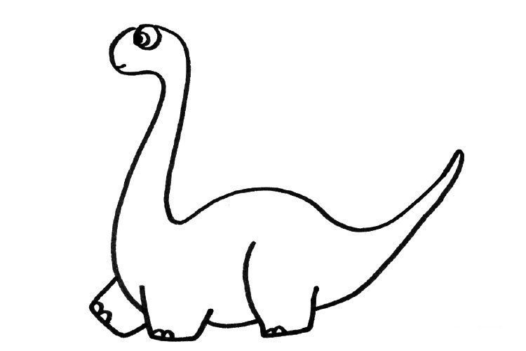 恐龙简笔画图片6