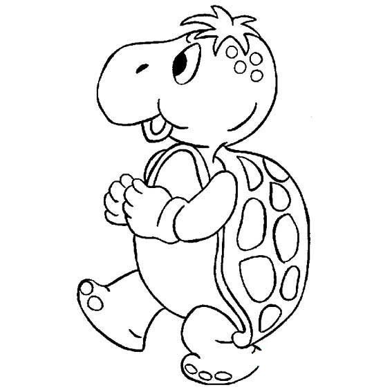乌龟的卡通形象简笔画
