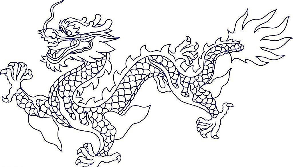龙的简笔画 霸气的中国龙怎么画