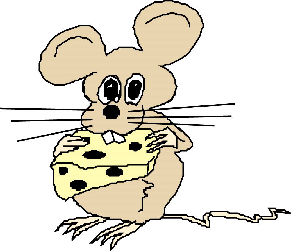 卡通老鼠简笔画图片