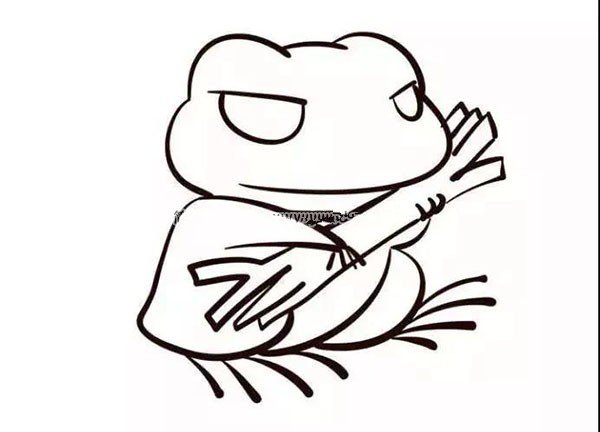 6.画青蛙的退步和脚趾