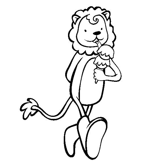 动物简笔画 卡通狮子简笔画图片
