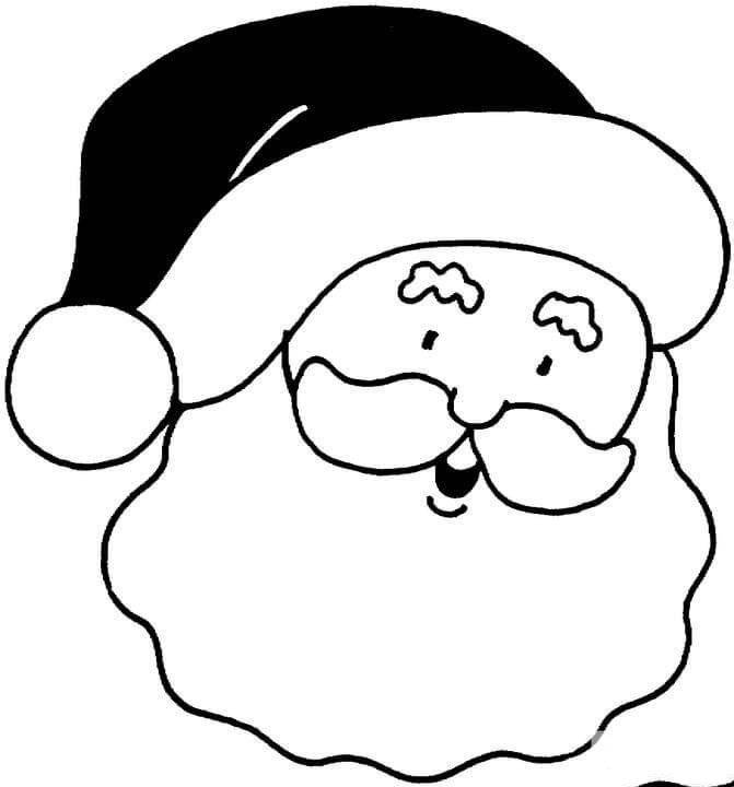 圣诞老人头像的画法