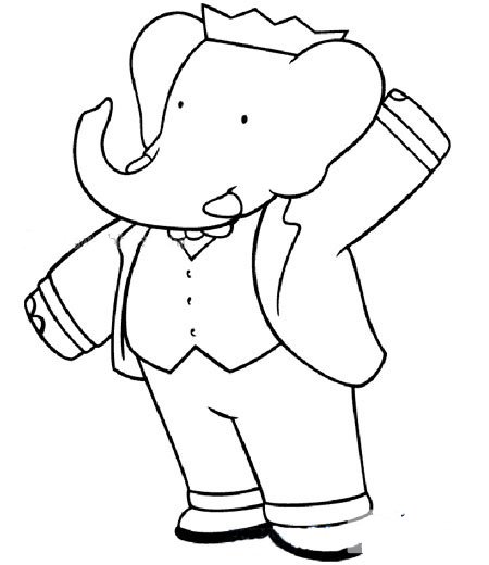 大象先生简笔画