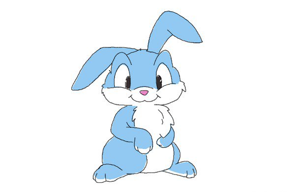 可爱的小兔子简笔画图片2