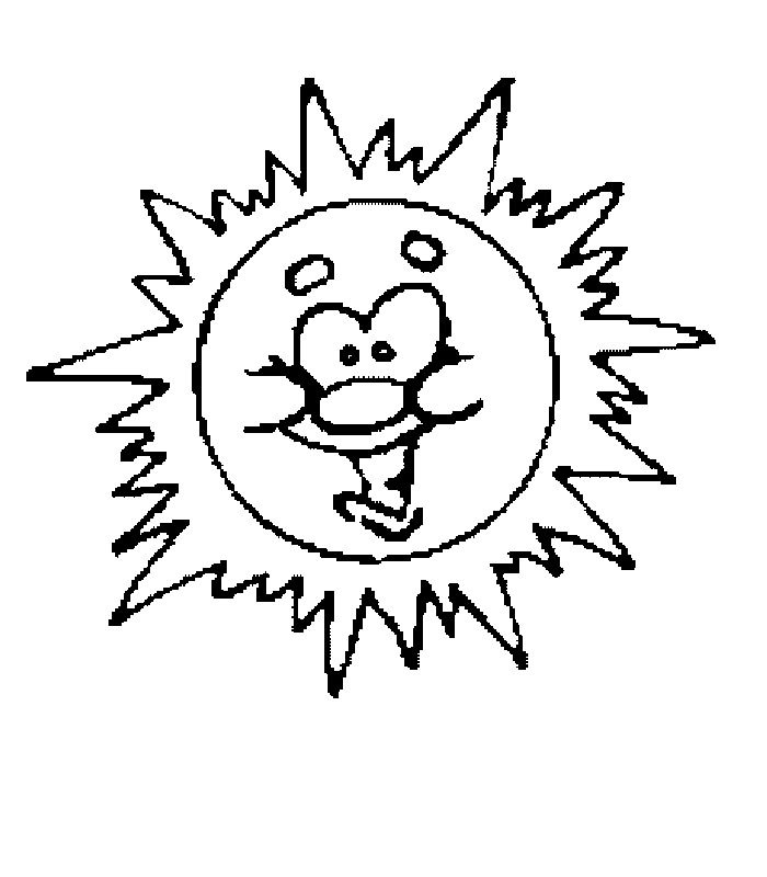 七张太阳的简笔画画法