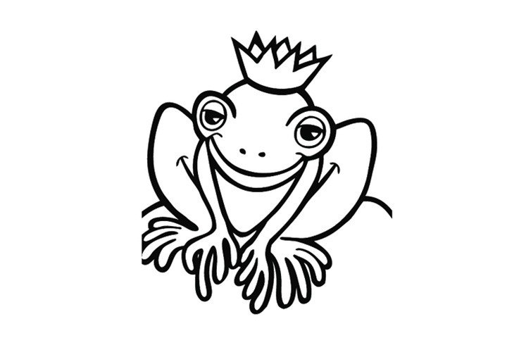 戴皇冠的青蛙