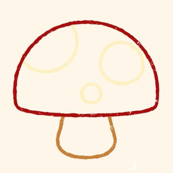 神奇简笔画 蘑菇