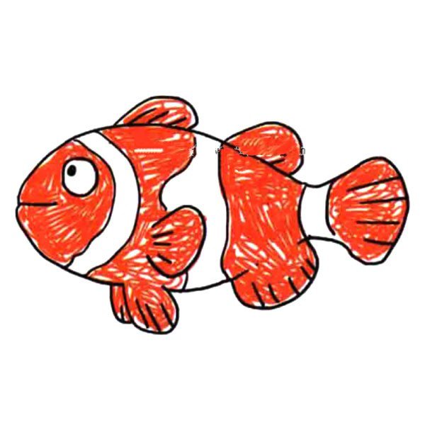 漂亮的小鱼简笔画图片6