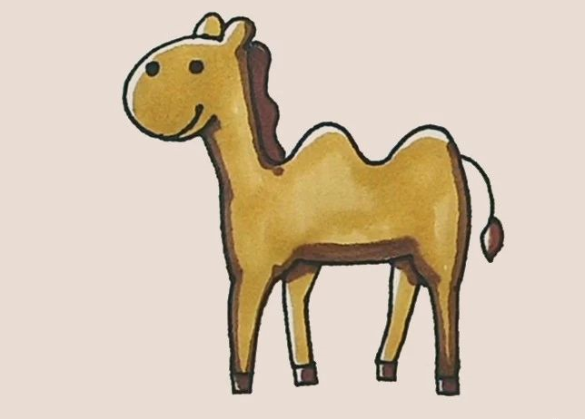 简笔画之骆驼