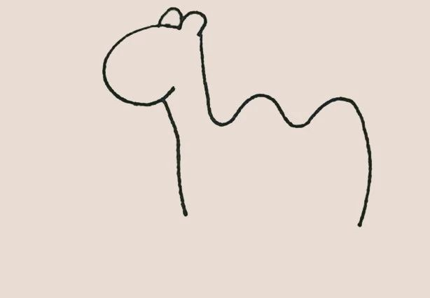 简笔画之骆驼