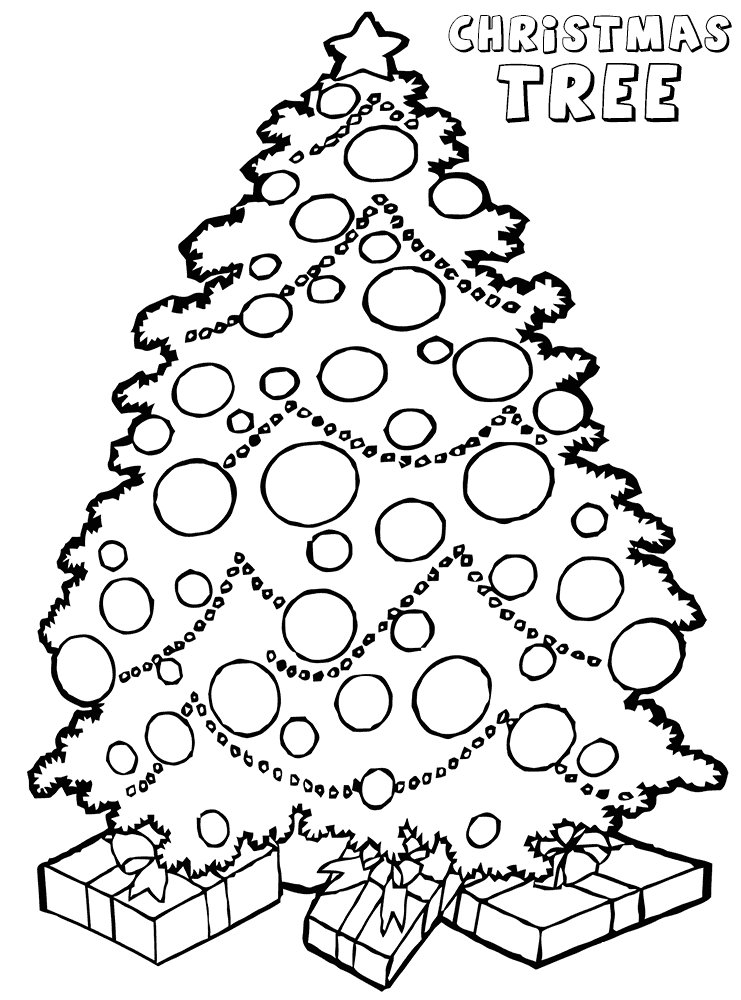 圣诞树简笔画1