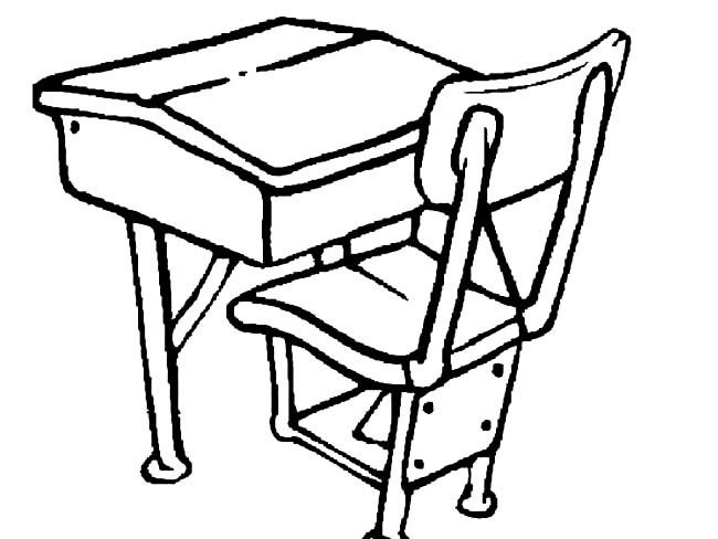 桌子椅子简笔画图片