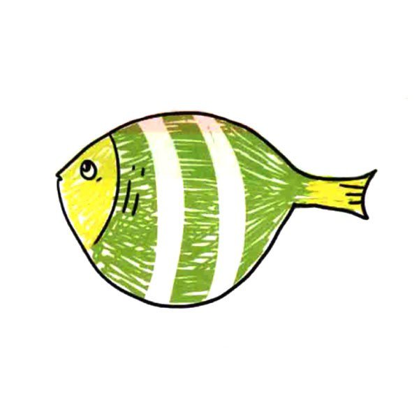 漂亮的小鱼简笔画图片1
